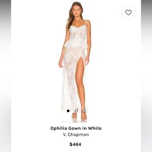 V. Chapman Ophilia Gown in White